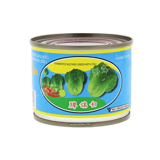 PIGEON Fermented Mustard Green With Chili 48x140g