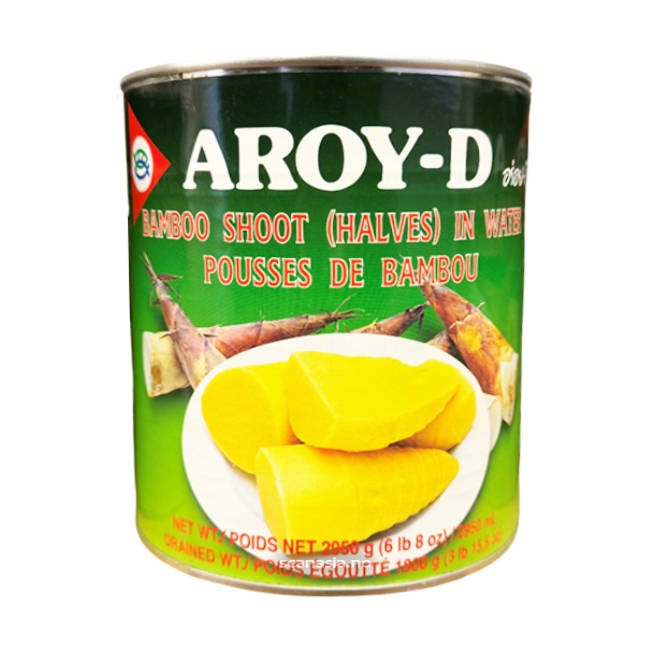 AROY-D Can. Bamboo Shoot Half 6x2950gr