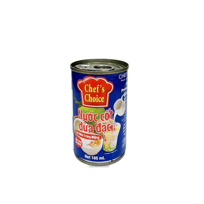 CHEF'S CHOICE Creamy Coconut Dessert Topping 24x165ml