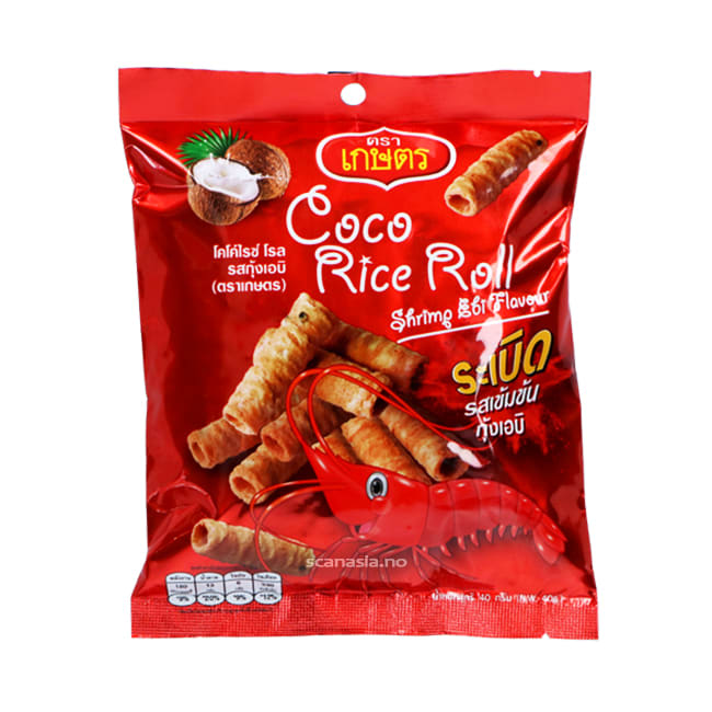 KASET Coco Roll Shrimp Flavour 12x40g
