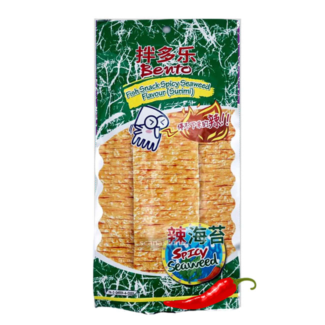 BENTO Snack Spicy Seaweed (Dark Green) 36x20g