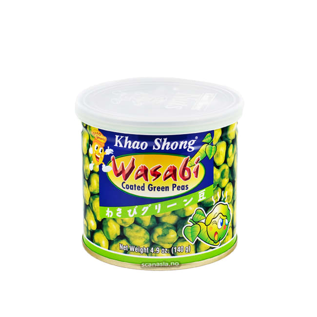 KHAO SHONG Wasabi Coated Green Peas 24x140g