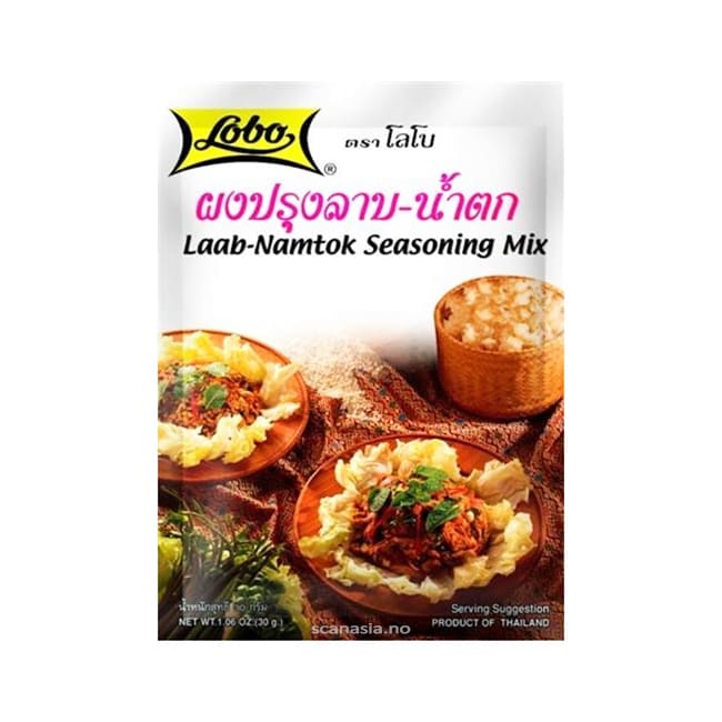 LOBO Laab-Namtok Seasoning Mix 30g
