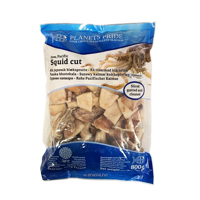 PLANETS PRIDE Squid Cut 10x1kg FROZEN