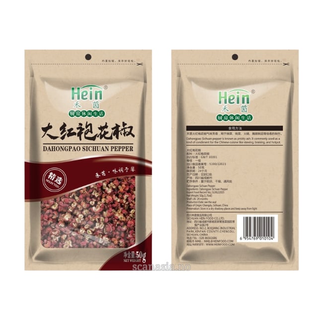 HEIN Da Hong Pao Sichuan Pepper 50x50g