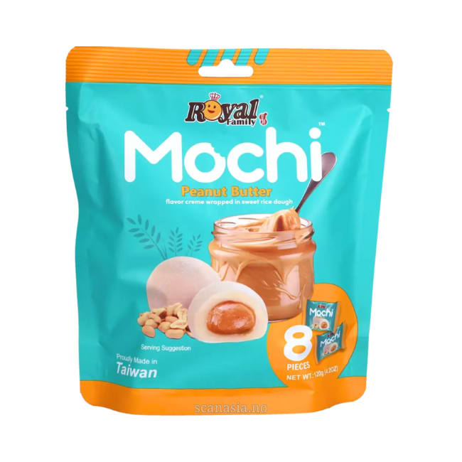 ROYAL Family Mochi - Peanut Butter 12x120g