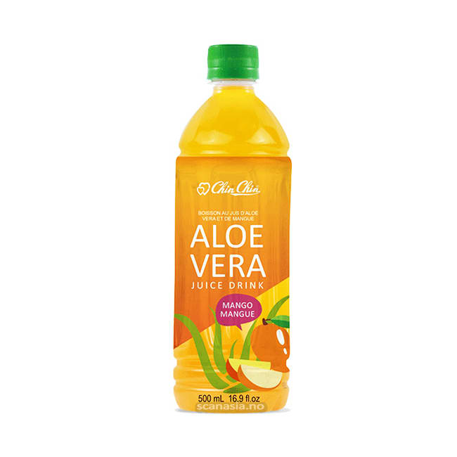 CHIN CHIN Aloe Vera and Mango Juice Drink 24x500ml