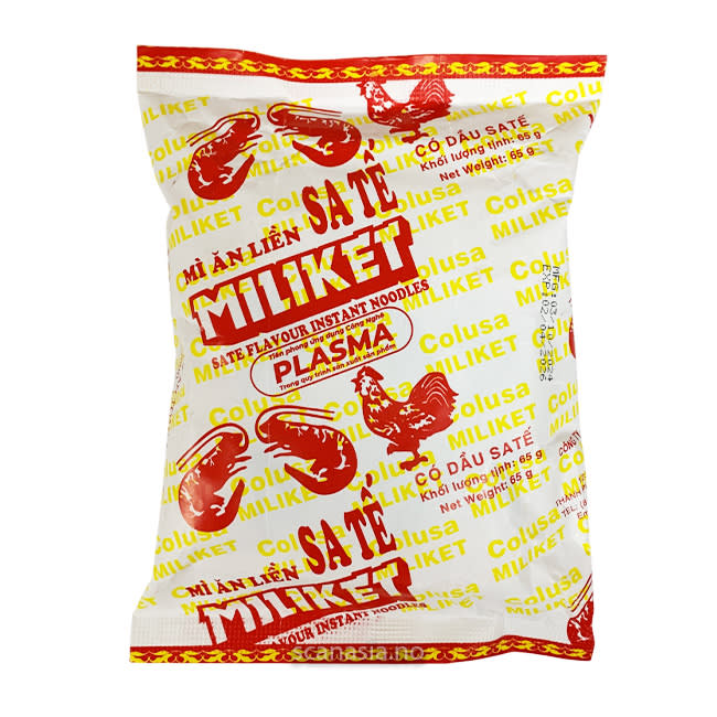 MILIKET Inst. Noodles with satay flavour 30x65g