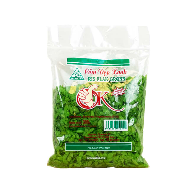 OK Green Rice Flakes 40x300g