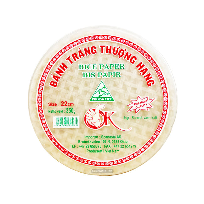 OK Rice Paper Soft 40x350g