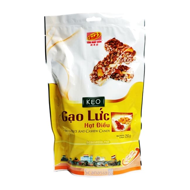 THV Brown Rice Candy With Cashew 15x250g