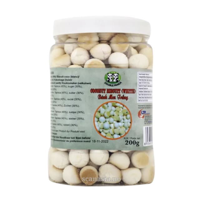 DOUBLE PANDA Plain Coconut Biscuit 24x200g