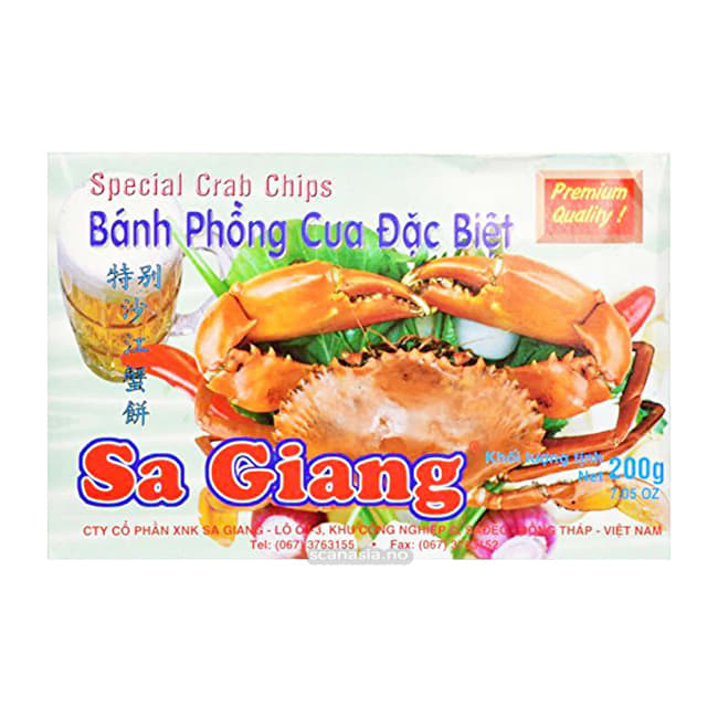 SA GIANG Crab Chips 55x200g