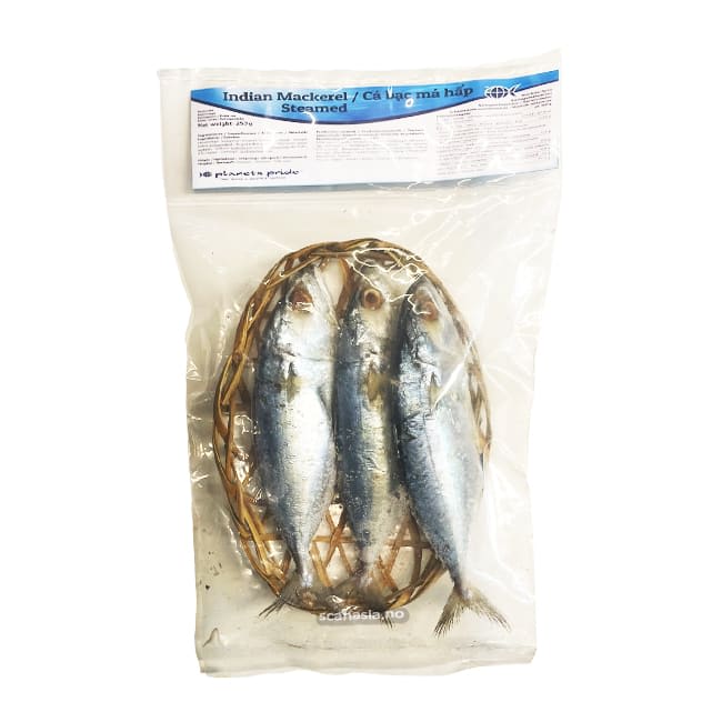 PLANETS PRIDE Mackerel Indian Steamed 3pcs In Bamboo Basket 40x250g FROZEN