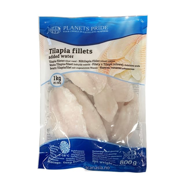 PLANETS PRIDE Tilapia Fillet 85/140 10x1kg FROZEN