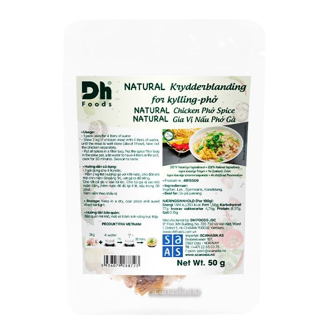 DH Natural Chicken Pho Spice 48x50g