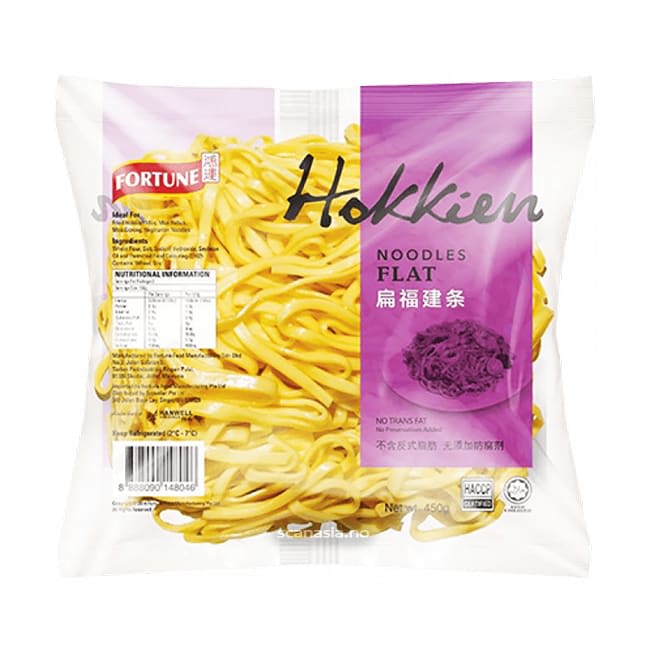 FORTUNE Hokkien Flate Nudler 24x450g (HF45)