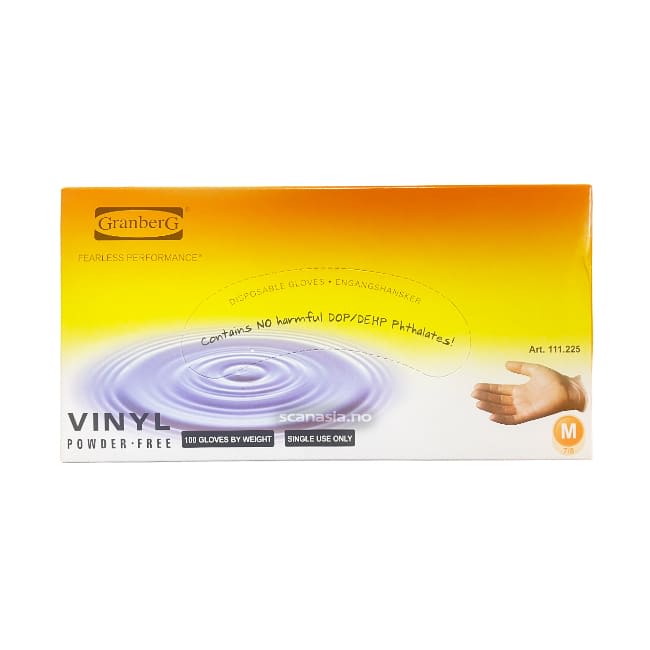 GRANBERG Engangshansker, Vinyl M 100stk