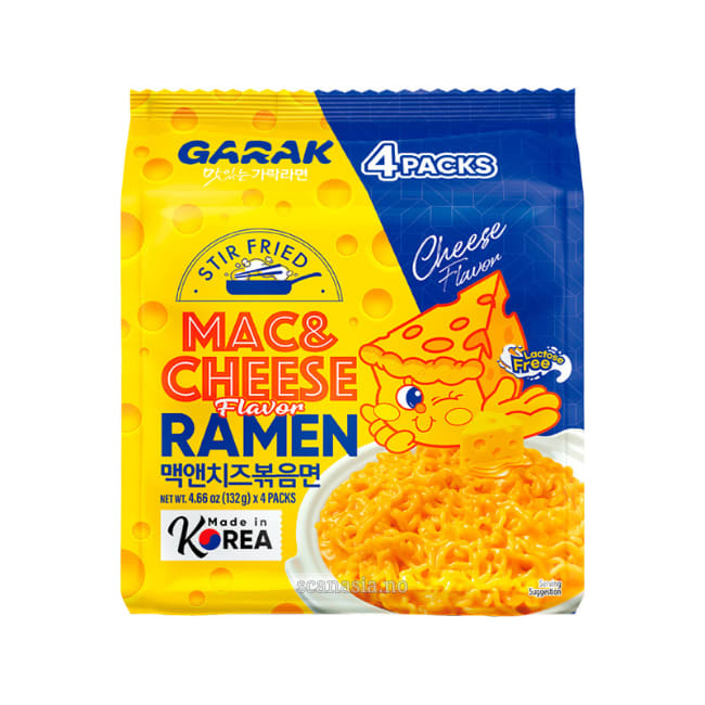 GARAK Mac & Cheese Flavor Stir-Fried Ramen 8x(4x132g)