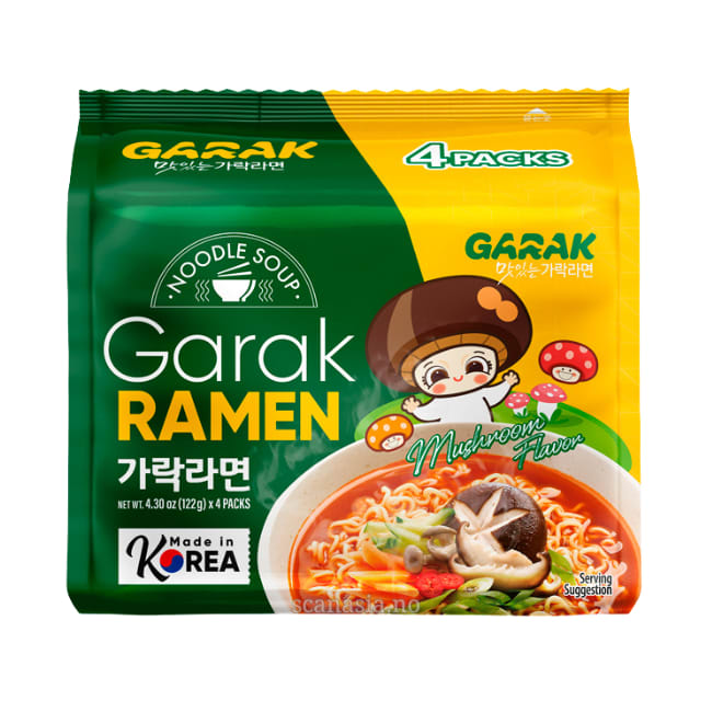 GARAK Mushroom Flavor Ramen 8x(4x122g)