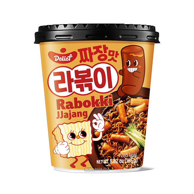 DELIEF Rabokki Jjajang Flavor 24x165g