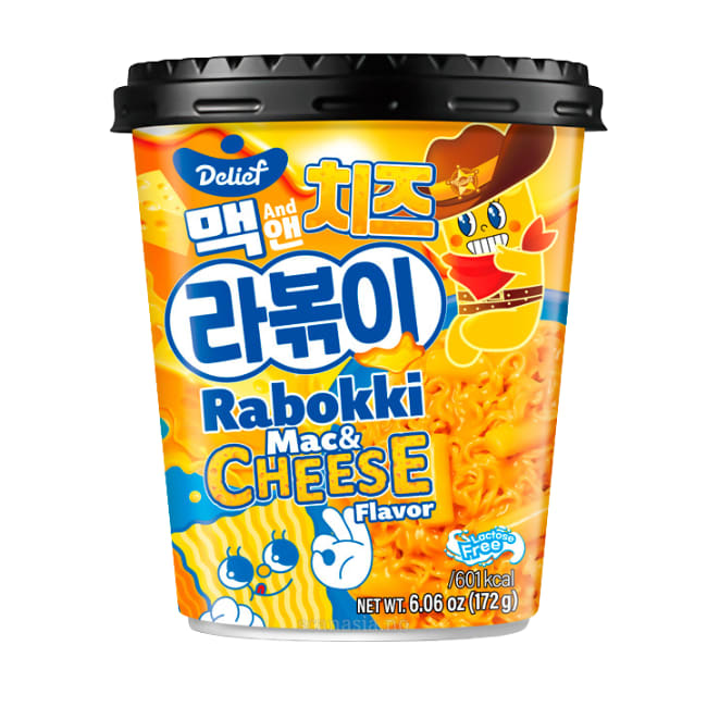 DELIEF Mac & Cheese Flavor Rabokki 24x172g