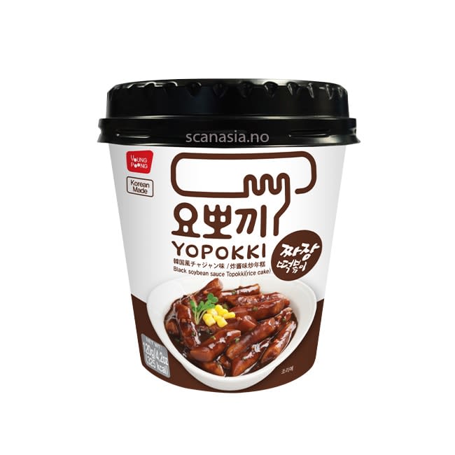YOUNGPOONG Yopokki Jjajang Tteokbokki Cup 30x120g