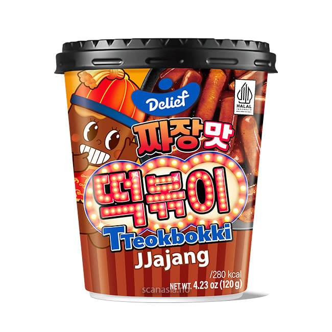 DELIEF Tteokbokki Cup Jjajang 30x120g