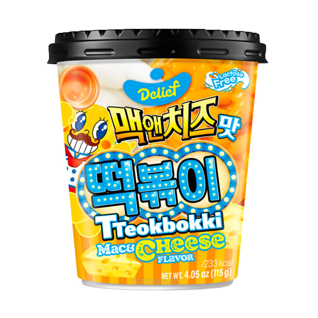 DELIEF Tteokbokki Cup Mac & Cheese Flavor 30x115g