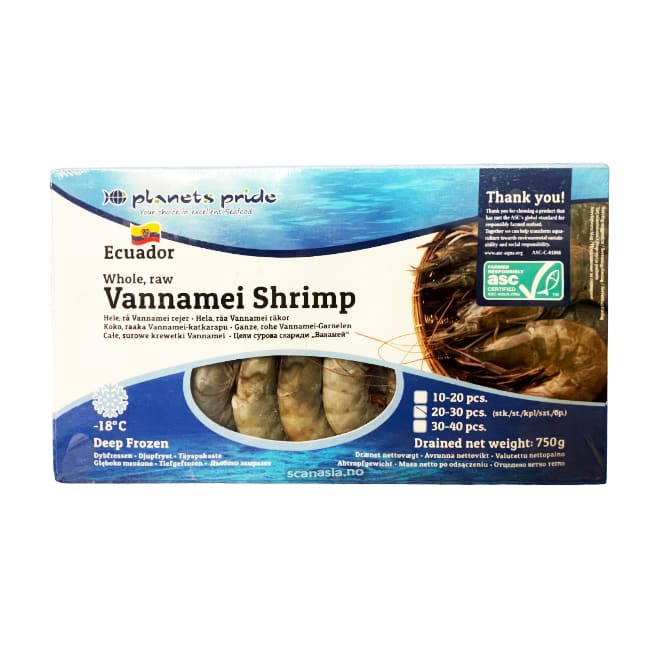 PLANETS PRIDE Scampi HOSO VM 20/30 IQF 10x1kg FROZEN