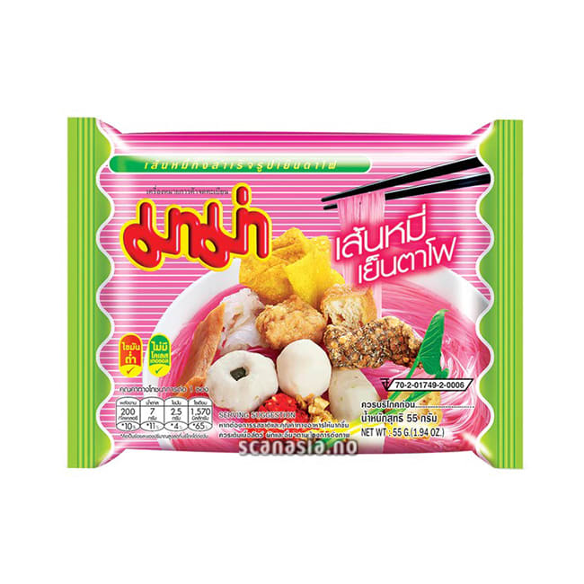 MAMA Inst. Rice Vermicelli Yentafo 6x(30x55g)