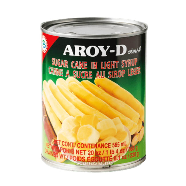 AROY-D Sugar Cane Stick in Syrup 12x1200g