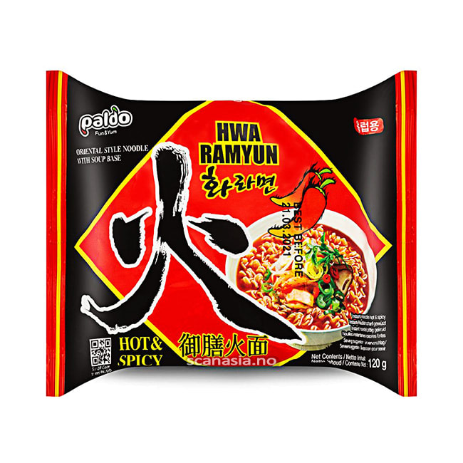 PALDO Hwa Ramyun Hot & Spicy Flavour 4x(5x120g)