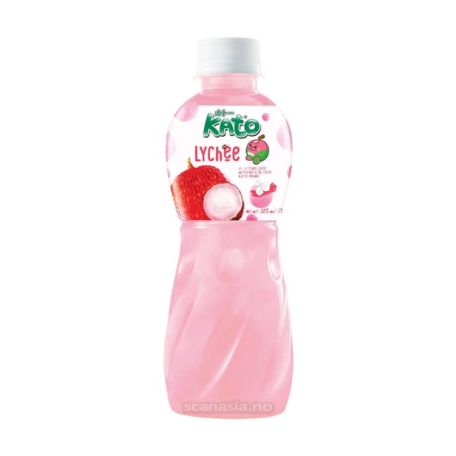KATO Lychee Juice With Nata De Coco 48x250ml