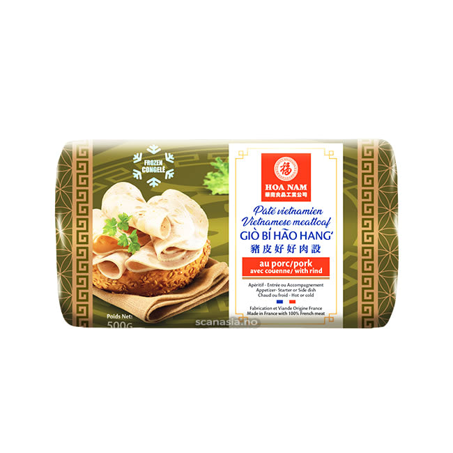 HOA NAM Vietnamese Ham with nerve - Gio bi Hao Hang 40x500g FROZEN