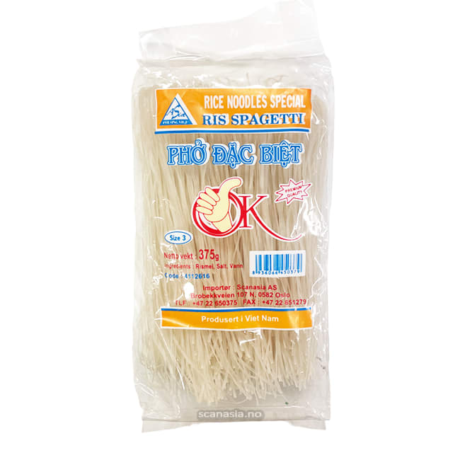 OK Rice Noodles Special 3mm 30x375g