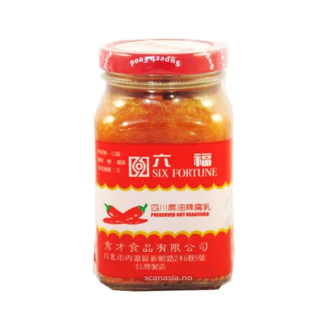 SIX FORTUNE Preserved Hot Beancurd 24x300g