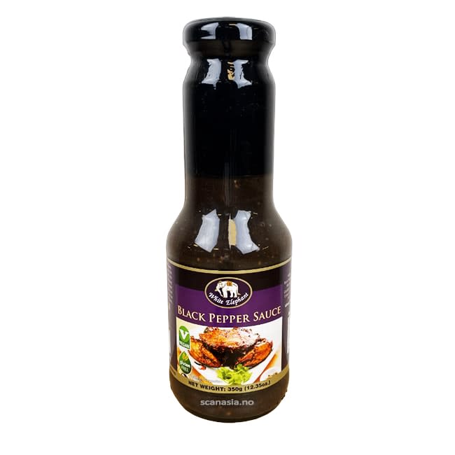 WHITE ELEPHANT Black Pepper Sauce 24x350g