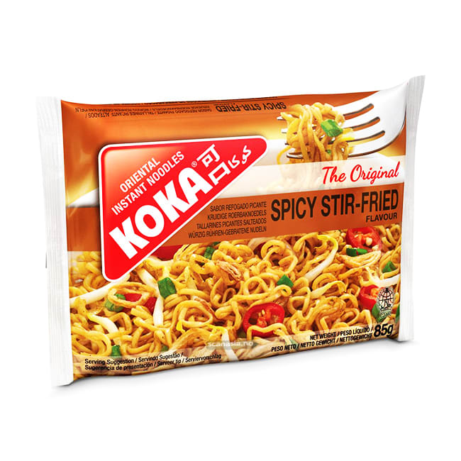 KOKA Instant Noodles - Spicy Stir Fried 12x5x85g