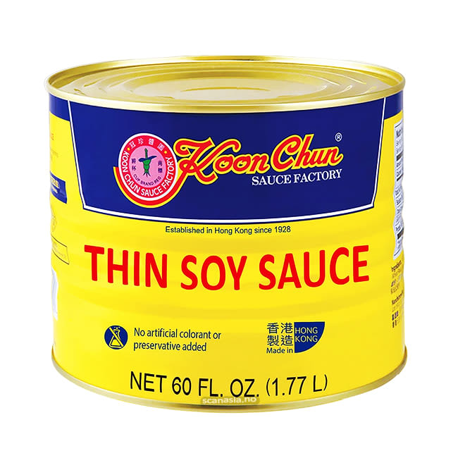 KOON CHUN Thin Soy Sauce 6x1,7kg