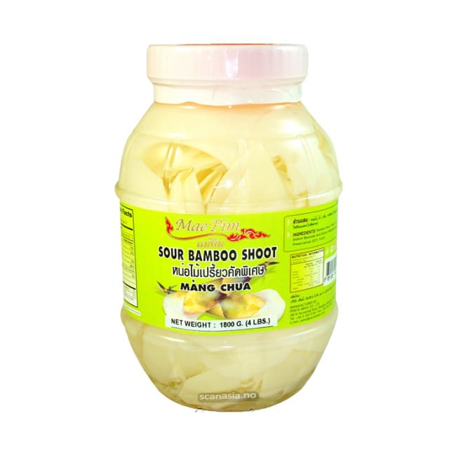 MAE PIM Pickled Sour Bamboo Shoot Sliced 6x1800g