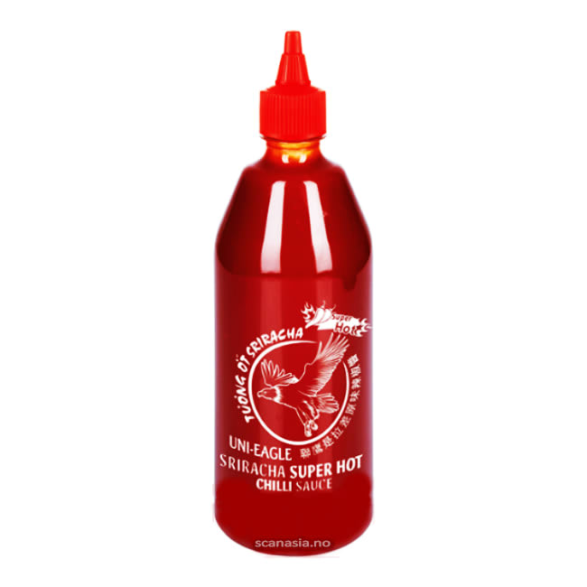 UNI-EAGLE Sriracha Super Hot Chilli Sauce 12x820ml