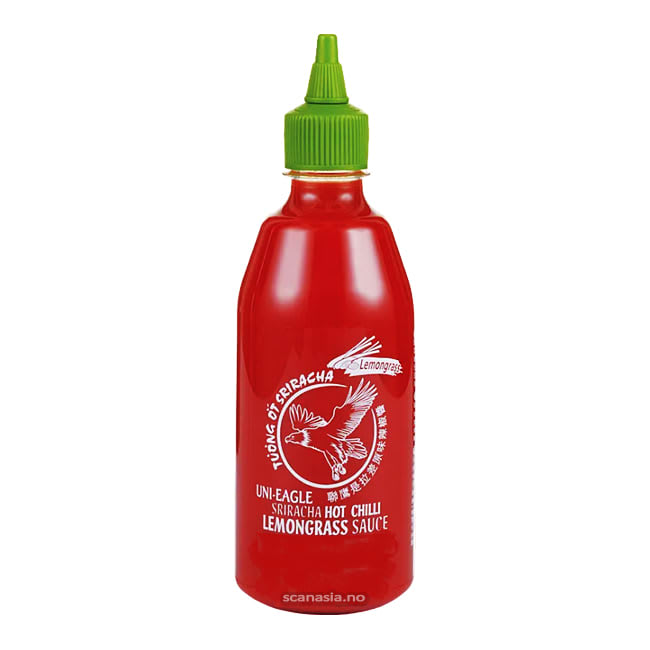 UNI-EAGLE Sriracha Hot Chilli Lemongrass Sauce 12x885ml