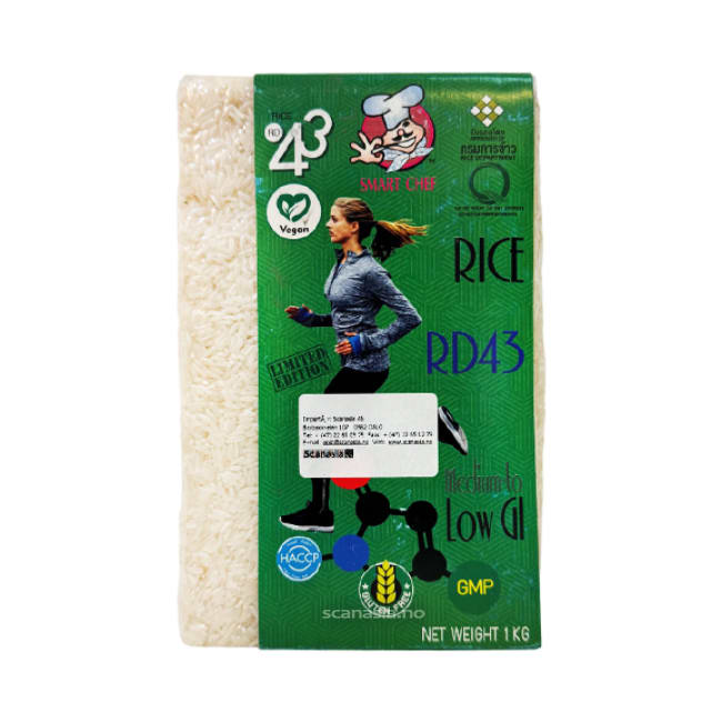 SMART CHEF Thai Rice Less Sugar 12x1kg