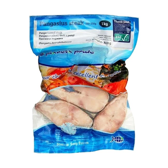PLANETS PRIDE Pangasius Steak 150/250g 10x1kg FROZEN