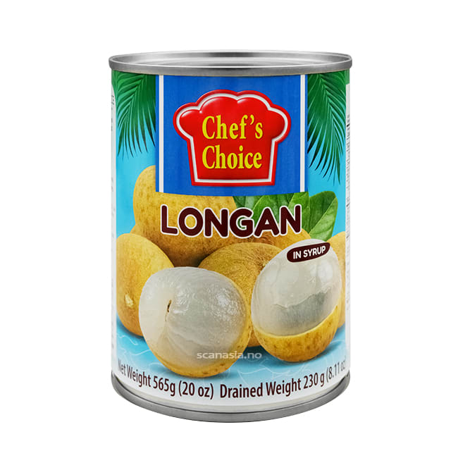 CHEF'S CHOICE Longan in Syrup 24x565g VEGAN
