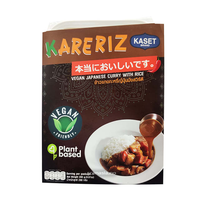 KASET Steam Hom Mali Rice With Japanese Curry (Vegan) 16x280g