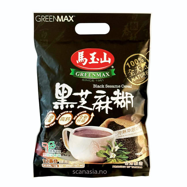 GREENMAX Black Sesame Cereal 12x360g