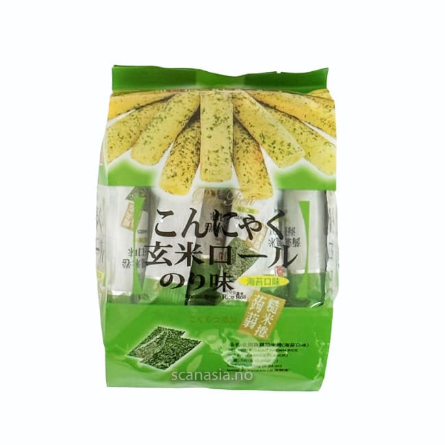 PEI TIEN Konjac Brown Rice Roll-Seaweed 12x160g