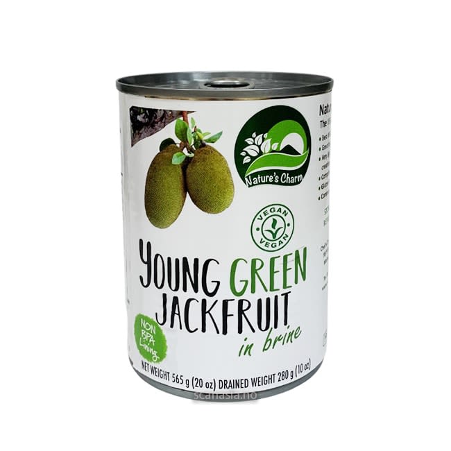 NATURE'S CHARM Young Green Jackfruit In Brine 24x565g VEGAN